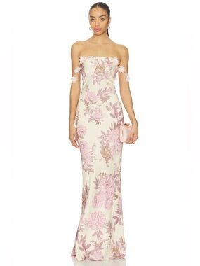 chinese dress ladies Good Life Lace Maxi Dress in White